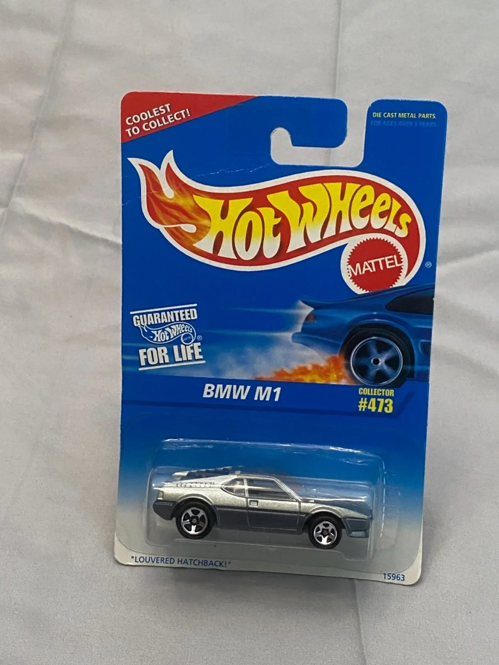 Mattel Hot Wheels BMW M1 - Silver with Black Accents